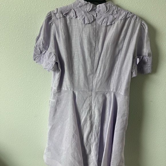 NWTANTONIO MELANI Lilac Floral Mini Dress - Picture 9 of 9